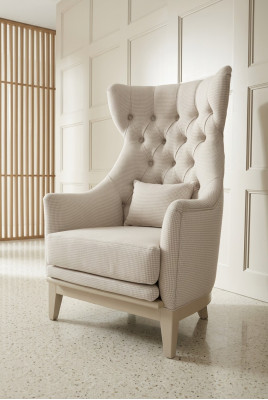 Poltrona poltrona poltrona Chesterfield di lusso Sedia Soggiorno Nuovo