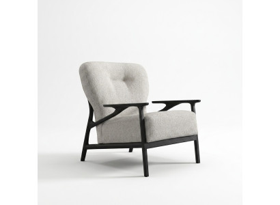 Poltrona Poltrona moderna in tessuto poliestere bianco design per soggiorno