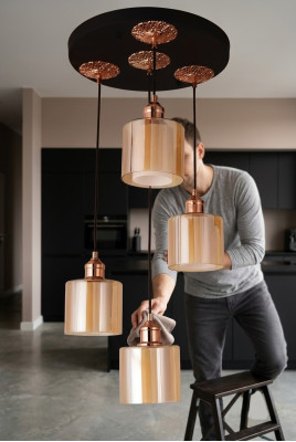 Lampadario lampadario a soffitto lampada a soffitto lampadario moderno oro
