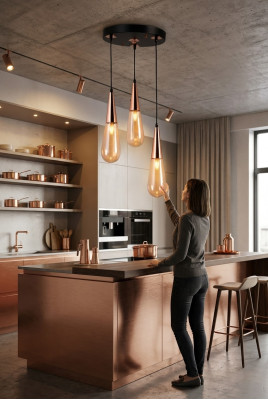 Lustro di lusso lampadario lampadario a soffitto lampada da soffitto moderna in vetro dorato.