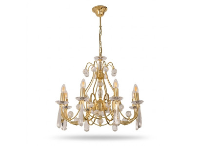 Lampada da soffitto di lusso lampadario lampadario lampadario lussso oro cristallo