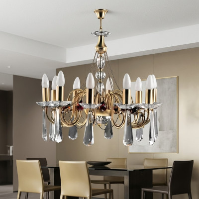 Cristallo lusso lampadario lampadario lampadario a soffitto lampadario luminoso arte design nobile