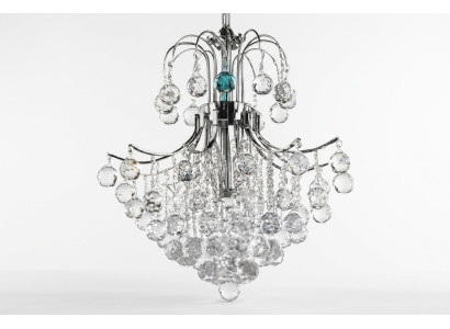 Lustro stile lusso lampada a soffitto lampadario lampadario lampade argento