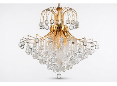 Lampadario a soffitto di lusso in stile regale dorato
