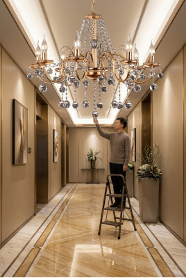 Reale lusso lampadario soffitto corona lampada lampada a soffitto illuminazione a soffitto lampadario a sospensione