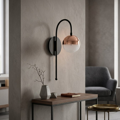 Lampada da parete lampadario Applique Lampadario da parete Lampade LED nero