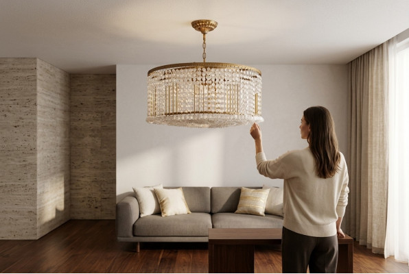 Lustro lampadario lampada a soffitto lampadario oro lusso luce lampada