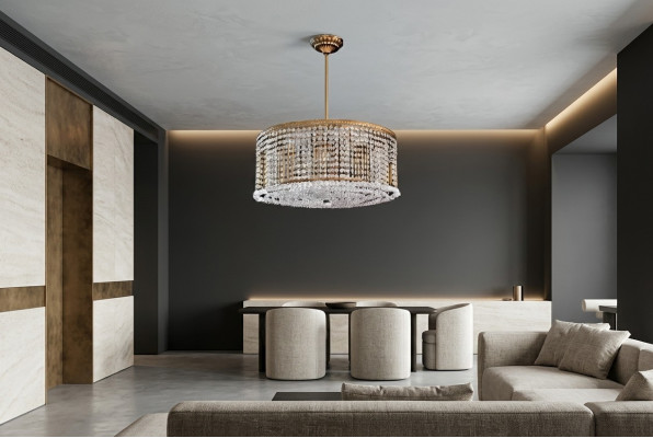 Lustro lampadario lampada a soffitto lampadario oro lusso luce lampada