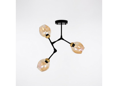 Lampadari, lampadari a gabbia, lampadari, lampade da soffitto, plafoniere oro moderno vetro
