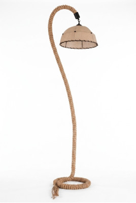 Lampada da terra Stand Luxus Luminarie Lampada Beige Corda Nuova