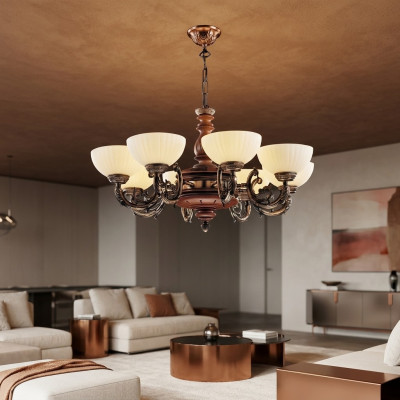 Lampadario lampadario lampadario lampadario lampada soffitto marrone Classico