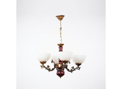 Lampadario Classico Marrone con lampadario a sospensione a bracci.