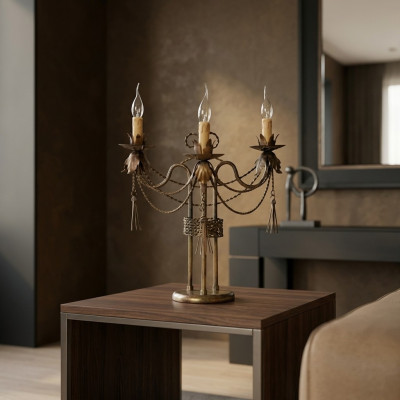 Lampada da tavolo, lampada da tavolo, lampada, lampade di lusso in oro, lampade da tavolo in metallo.