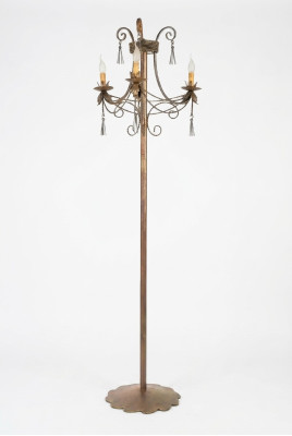 Lampada da terra Lampada in stile di lusso Lampade Lampada Oro Arte 170 cm