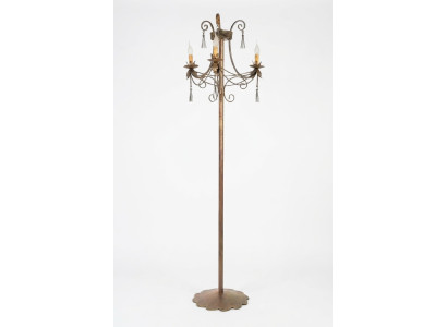 Lampada da terra Lampada in stile di lusso Lampade Lampada Oro Arte 170 cm