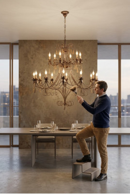 Lustro di lusso lampadario a soffitto xxl lampadario lampada a soffitto lampade oro