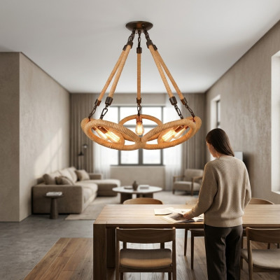 Lampadario a soffitto lustrino lampadario lampada da soffitto lampada vetro marrone moderno