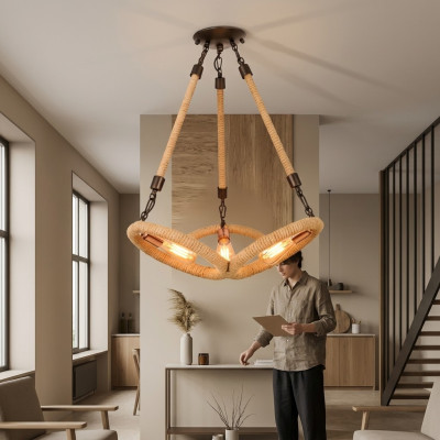 Lampada lampadario lampadario lampadario lampada da soffitto in vetro marrone moderno