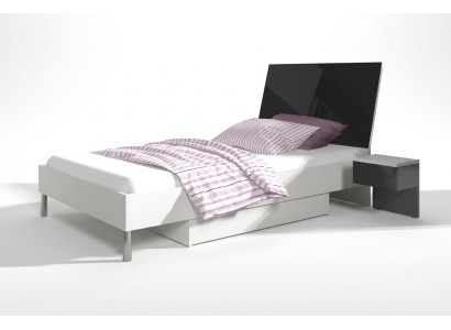 Camera dei bambini Letto Singolo Camera per ragazzi Nero Legno Letti Camera da letto Nuovi
