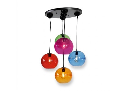 Design Lampadario Lampade a Soffitto Moderne Argento Lampada da Parete Colorata