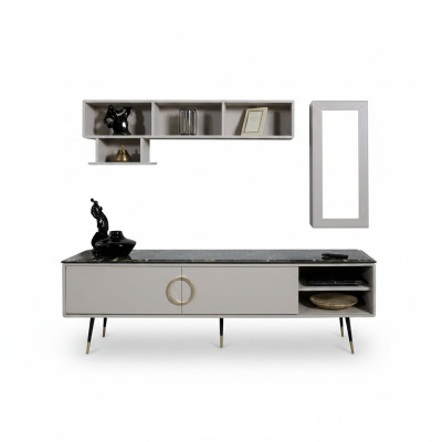 Italia stile mobile TV credenza sideboard mobile lussuoso mobile cassettiera 205cm