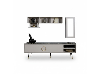 Italia stile mobile TV credenza sideboard mobile lussuoso mobile cassettiera 205cm