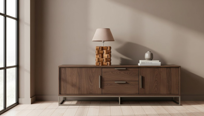 Lampade Illuminazione Design Moderno Marrone Lampada da Tavolo Lampada Lampadario Luce