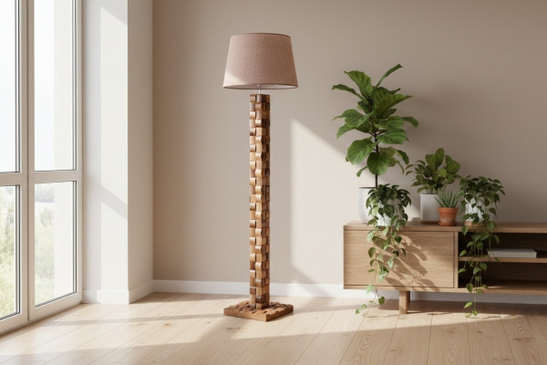 Lampada da terra Stella luce Stand Lampade a terra Lampade Marrone Moderno Lampada Mobili Nuovo