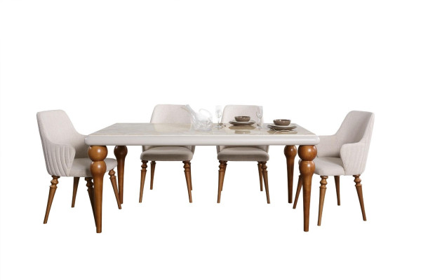 Aspetto marmo Tavolo da pranzo Tavoli da pranzo Mobili Cucina Tavoli da pranzo Tavoli 180x94cm