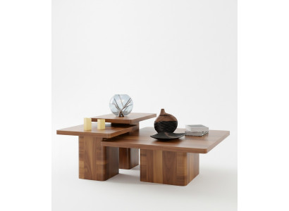 Set tavolo in legno tavolino 3 pezzi. Set di tavoli in legno per soggiorno divano tavoli mobili.