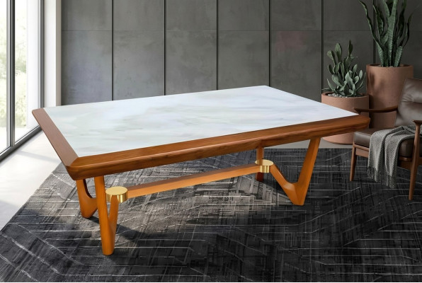 Tavoli in legno per soggiorno Tavoli ausiliari Stile lusso Tavolo nuovo Tavolino da caffè Tavolino.