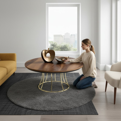 Tavolo Mobili Lusso Legno Moderno Nuovo Tavolino da Salotto Soggiorno Tavolino Design