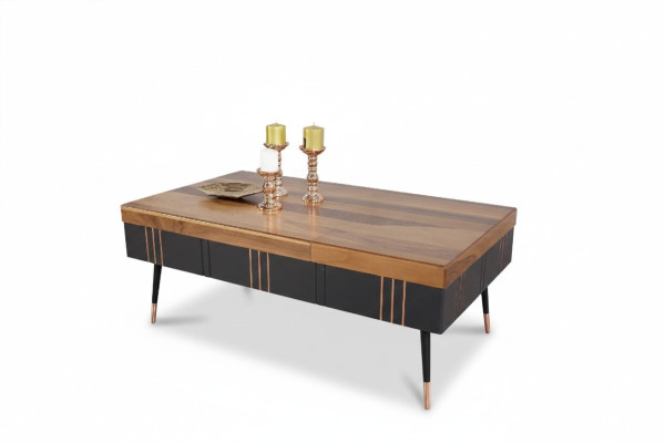 Tavolino da caffè Tavolino Tavolo Soggiorno Tavoli Tavolino in legno Divano 120x68cm