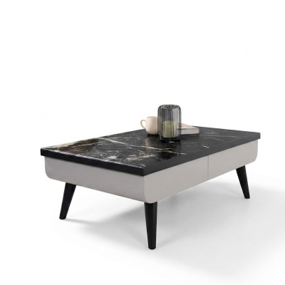 Tavolino da salotto tavolino soggiorno in legno tavoli ausiliari stile italiano grigio