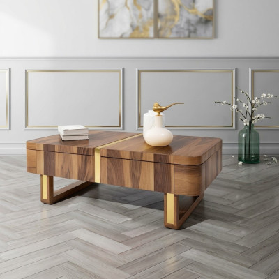 Tavolini in legno per il soggiorno stile lusso tavolo tavolino da caffè tavolino.