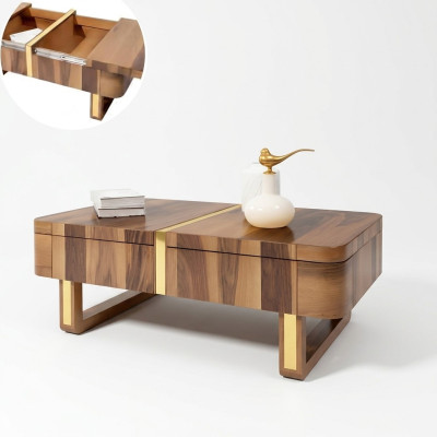 Tavolini in legno per il soggiorno stile lusso tavolo tavolino da caffè tavolino.