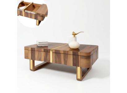 Tavolini in legno per il soggiorno stile lusso tavolo tavolino da caffè tavolino.
