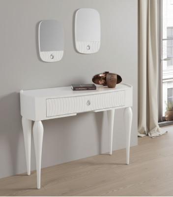 Sideboard Tavolo consolle in legno Tavolini da parete Console Mobili Consolle 110 cm