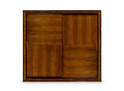 Armadio in legno marrone Design di mobili di lusso Armadi a ante scorrevoli Nuovi