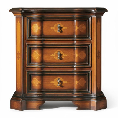 Comodino classico Marrone Tavolino di servizio Design Comodino Comodino Mobili