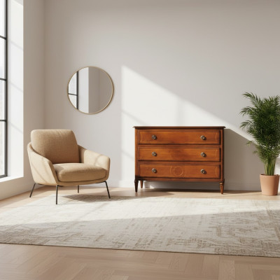 Mobili italiani armadietto alto con cassetti credenza comodini legno nuovo comò nuovo