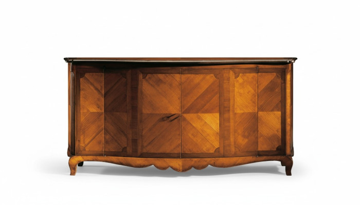 Arredamento Scaffali Vetrine Credenza Buffet Mobili italiani in legno massello 200 cm