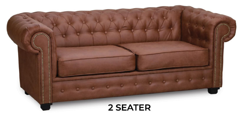 Divano Chesterfield in tessuto grigio, divani per il soggiorno, divano, cuscini per seduta, mobili.