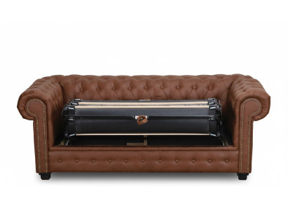 Divano letto Chesterfield con funzione letto divano imbottito mobili divano.