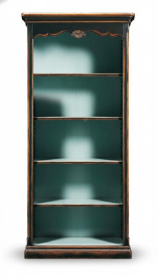 Mobile libreria libreria per ufficio Scaffale per libri Marrone Armadio alto in legno massello Nuovo