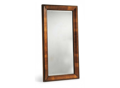 Specchio di lusso con cornice in legno reale, da appoggiare o appendere alla parete.