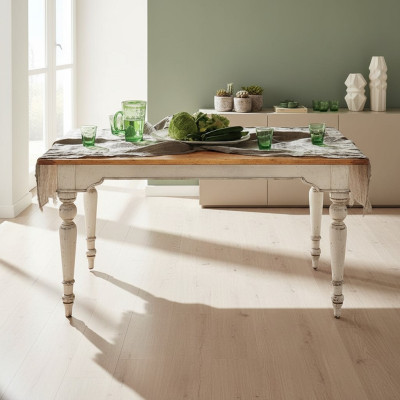 Usato stile nuovo tavoli da pranzo in legno tavolo in legno mobili italiani