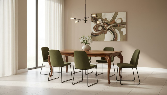 Lusso Tavolo Tavoli in acciaio inossidabile Tavoli da pranzo Tavolo da pranzo Design italiano Marrone