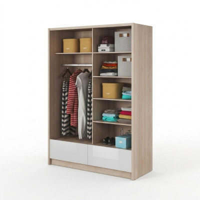 Mensole multifunzionali Armadio Scaffale Armadio Guardaroba Armadietti 150 cm NuovoGuardaroba.