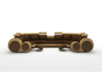 Tessuto Tessile Divano Divano in tessuto con USB Divano d'angolo Divano Salotto XXL Relax Nuovo